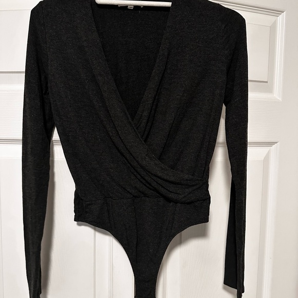 Skin Charcoal Long Sleeve Top - Picture 1 of 2